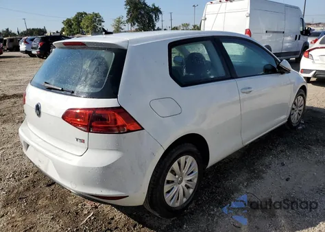 2015 Volkswagen Golf из США, поврежденный, VIN 3VW817AU9FM020566